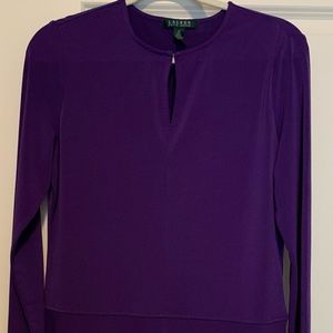 Lauren Ralph Lauren Purple Bliuse